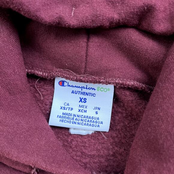 Loyola University Chicago Hoodie Sweatshirt Adult XS Maroon Champion Ramblers - Picture 6 of 10